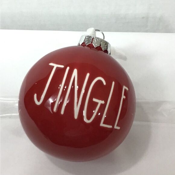 Rae Dunn Christmas Tree Ornaments New Jingle Santa Wish - Picture 2 of 8